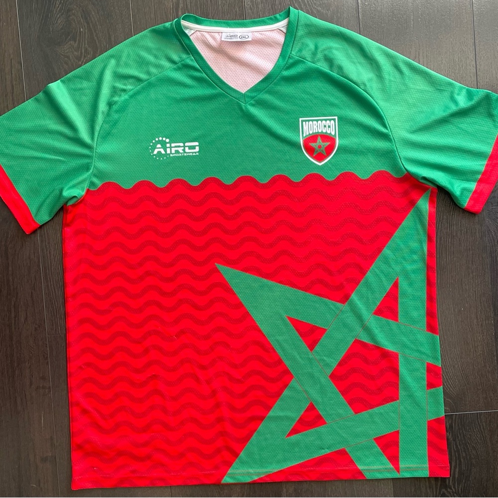 Team Morocco 🇲🇦 fan jersey 
Size XXL
